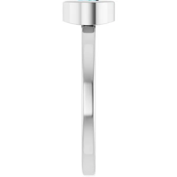 Bezel-Set Solitaire Ring Image 4 Rasmussen Jewelers Spanish Fork, UT