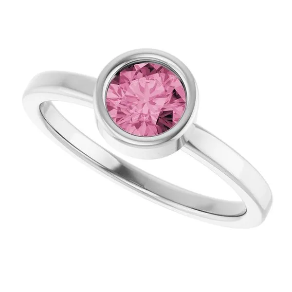 Bezel-Set Solitaire Ring Image 5 Holly's Jewelry Mountain Home, AR