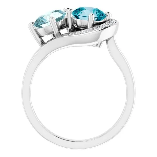 Two-Stone Ring Image 2 Henry B. Ball Jewelers Canton, OH