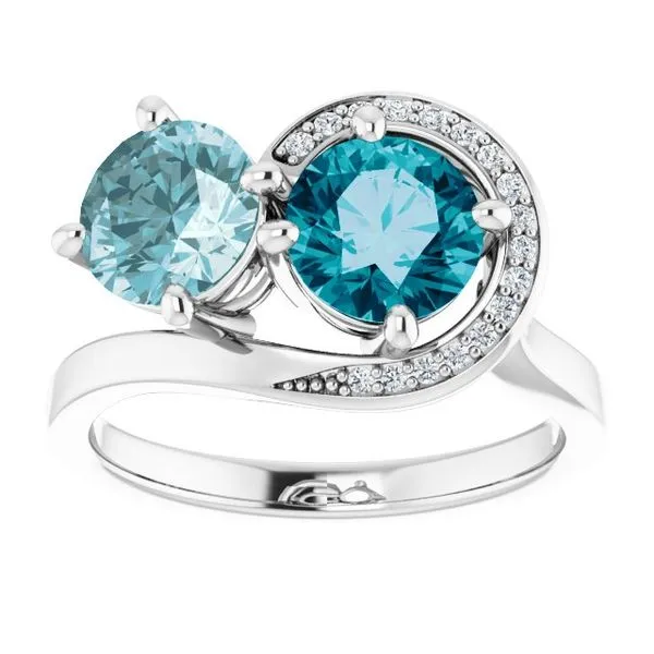 Two-Stone Ring Image 3 Henry B. Ball Jewelers Canton, OH