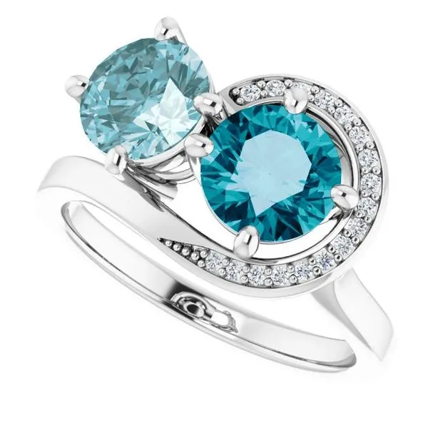 Two-Stone Ring Image 5 D'Errico Jewelry Scarsdale, NY