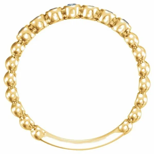 Stackable Bead Ring Image 2 Henry B. Ball Jewelers Canton, OH