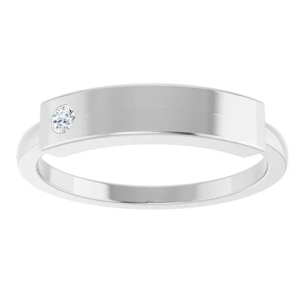 Engravable Stackable Family Signet Ring Image 3 Long Jewelers Chesapeake, VA