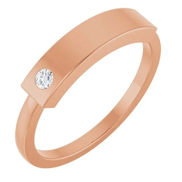 Engravable Stackable Family Signet Ring Jewelry Design Studio Jensen Beach, FL