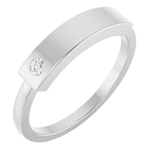 Engravable Stackable Family Signet Ring Jewelry Design Studio Jensen Beach, FL