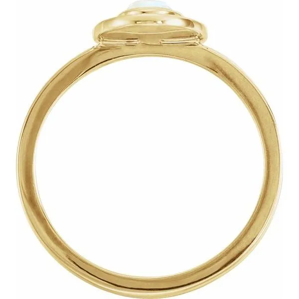 Halo-Style Cabochon Ring Image 2 Rasmussen Jewelers Spanish Fork, UT