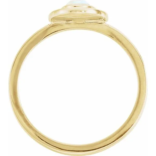 Halo-Style Cabochon Ring Image 2 Long Jewelers Chesapeake, VA