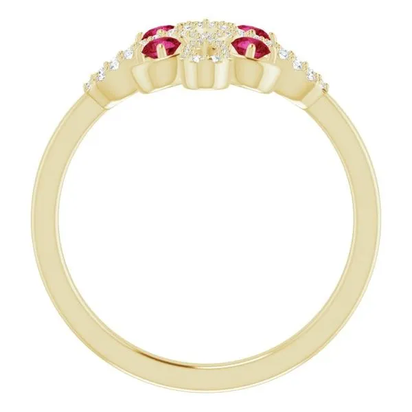 Clover Ring Image 2 Long Jewelers Chesapeake, VA