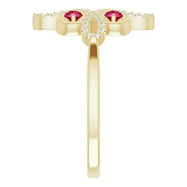 Clover Ring Image 4 The Diamond Shop, Inc. Lewiston, ID