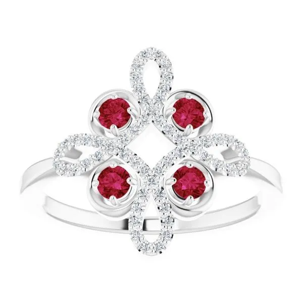 Clover Ring Image 3 Henry B. Ball Jewelers Canton, OH