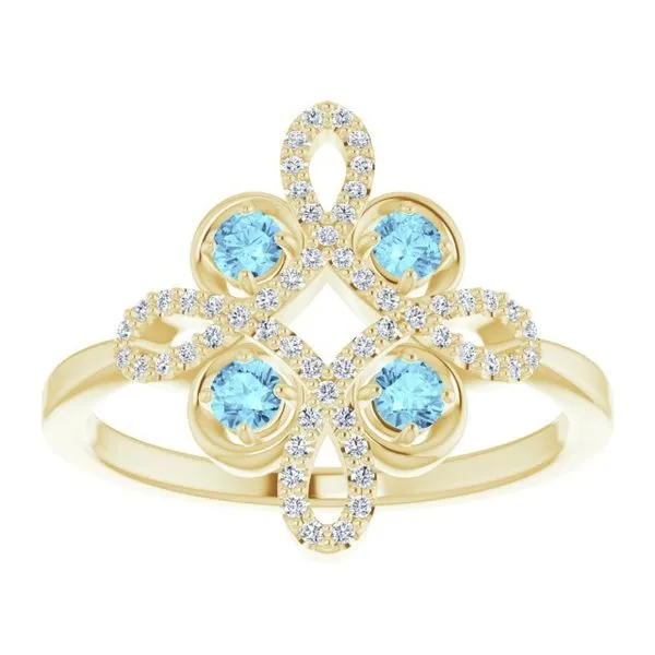 Clover Ring Image 3 Henry B. Ball Jewelers Canton, OH