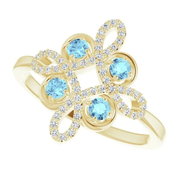 Clover Ring Image 5 Henry B. Ball Jewelers Canton, OH