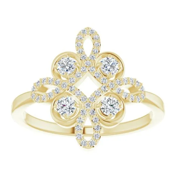 Clover Ring Image 3 Milan's Jewelry Inc Sarasota, FL