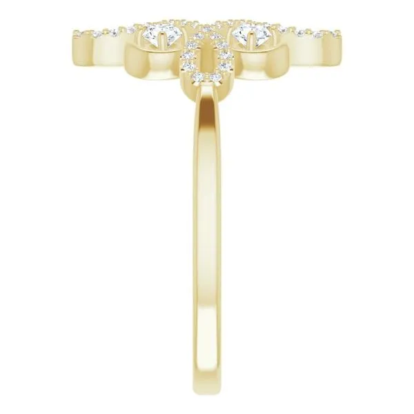 Clover Ring Image 4 Linwood Custom Jewelers Linwood, NJ