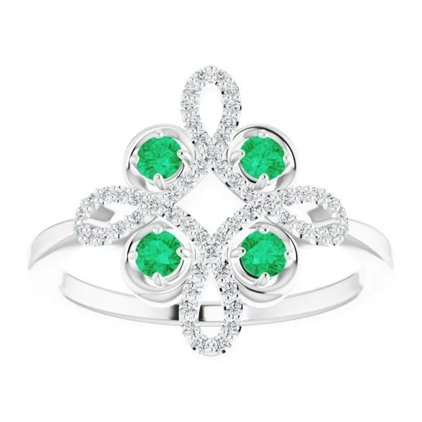 Clover Ring Image 3 Henry B. Ball Jewelers Canton, OH
