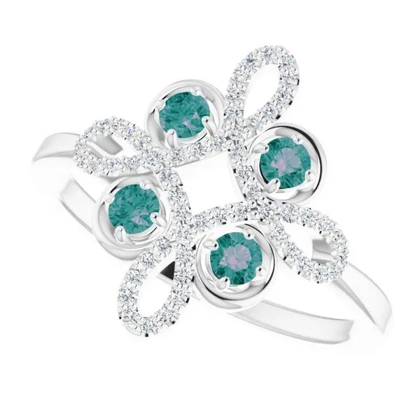 Clover Ring Image 5 Arnold's Jewelry and Gifts Logansport, IN