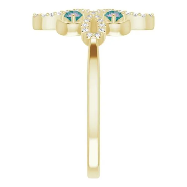 Clover Ring Image 4 Linwood Custom Jewelers Linwood, NJ