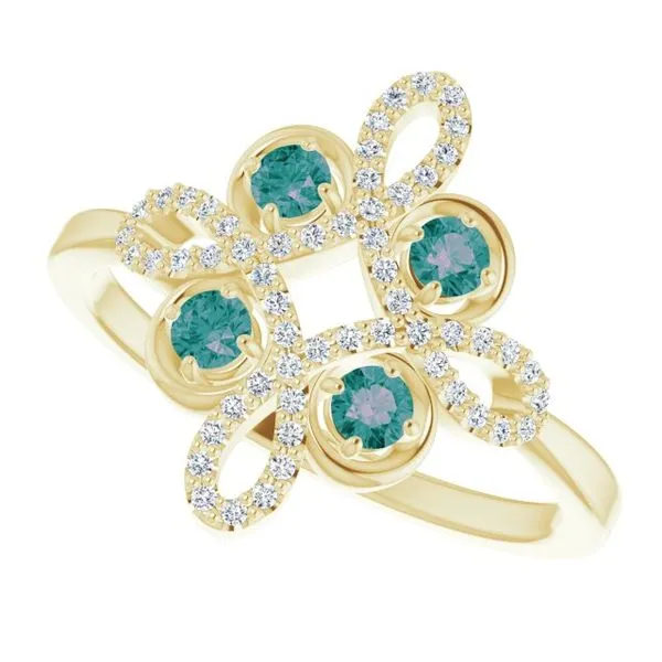 Clover Ring Image 5 Henry B. Ball Jewelers Canton, OH