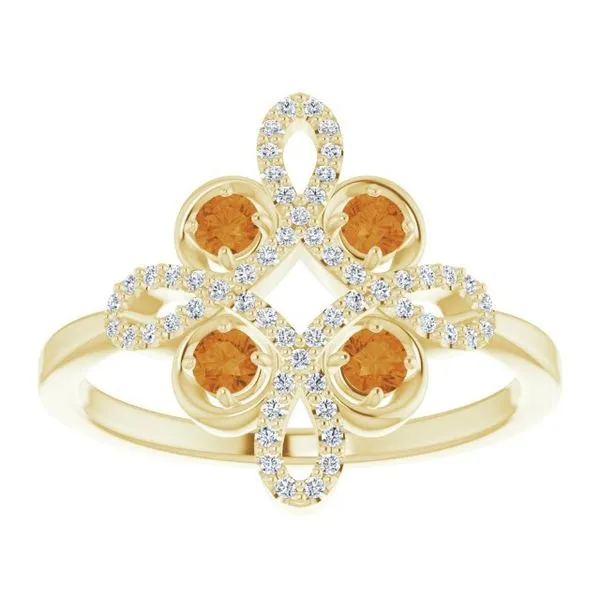 Clover Ring Image 3 John E. Koller Jewelry Designs owasso, OK