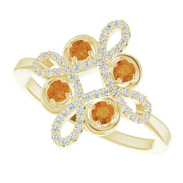 Clover Ring Image 5 John E. Koller Jewelry Designs owasso, OK