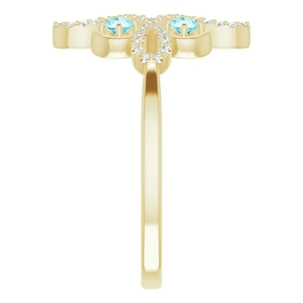 Clover Ring Image 4 Henry B. Ball Jewelers Canton, OH