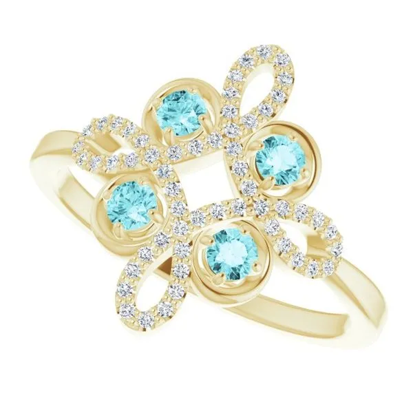 Clover Ring Image 5 Henry B. Ball Jewelers Canton, OH