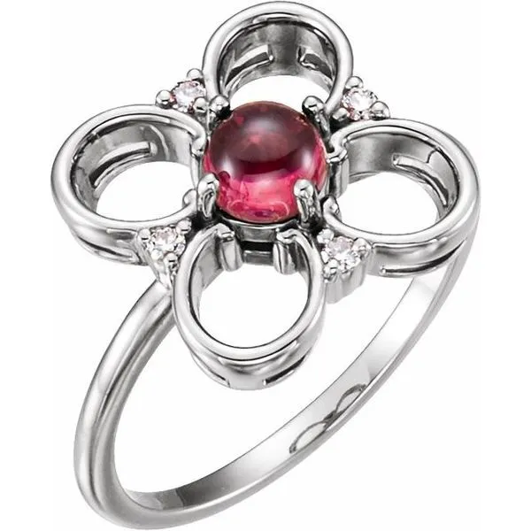 Clover Cabochon Ring Delfine's Jewelry Charleston, WV