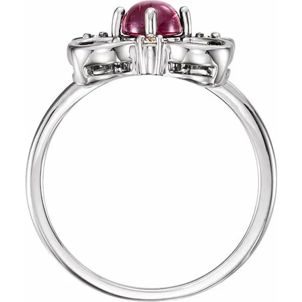 Clover Cabochon Ring Image 2 Henry B. Ball Jewelers Canton, OH