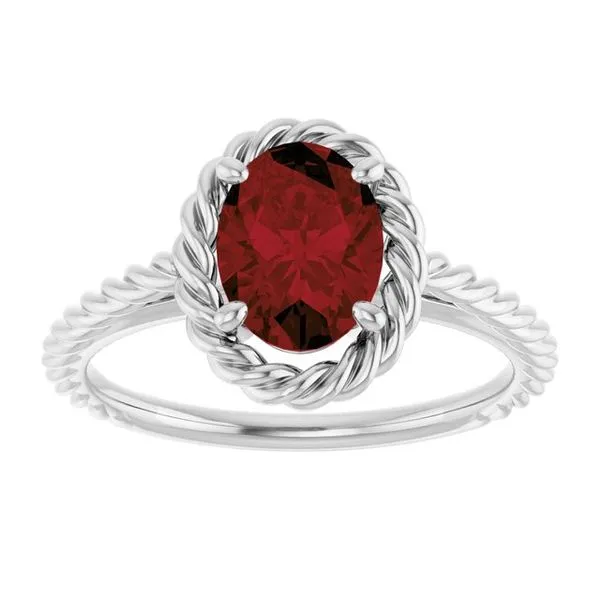 Rope Solitaire Ring Image 3 M. J. Thomas Jewelers, Ltd. Stratford, CT