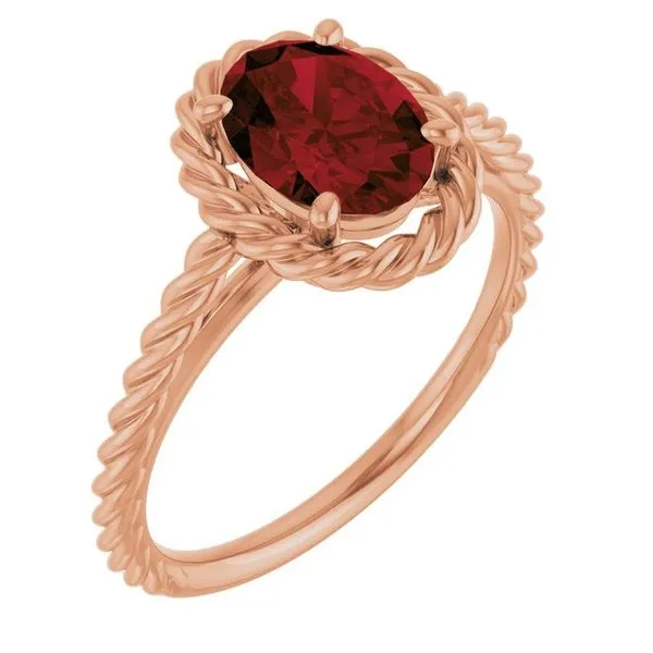 Rope Solitaire Ring The Diamond Shop, Inc. Lewiston, ID