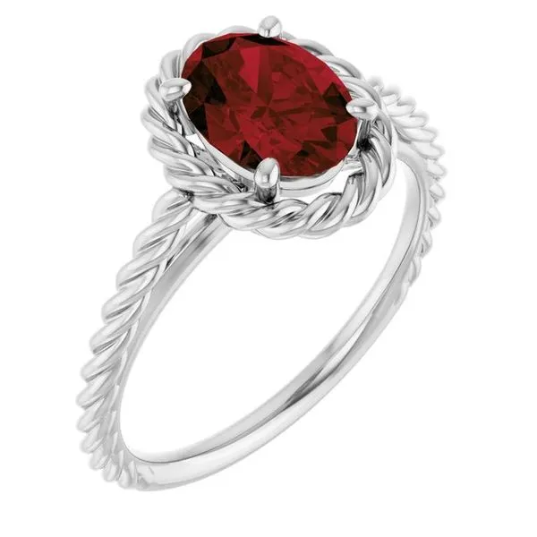 Rope Solitaire Ring The Diamond Shop, Inc. Lewiston, ID
