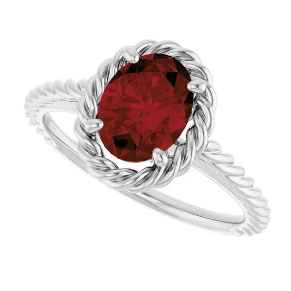 Rope Solitaire Ring Image 5 The Diamond Shop, Inc. Lewiston, ID