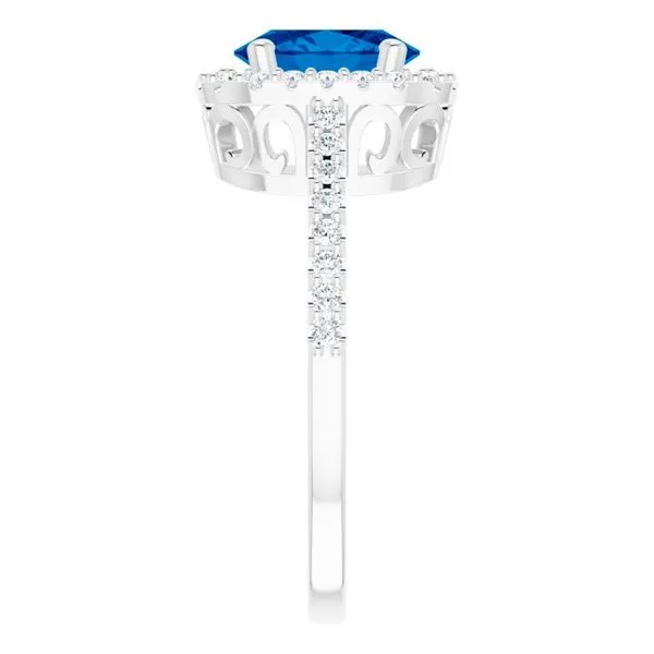 Halo-Style Ring Image 4 Henry B. Ball Jewelers Canton, OH