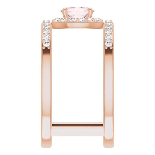 Negative Space Ring Image 4 Linwood Custom Jewelers Linwood, NJ