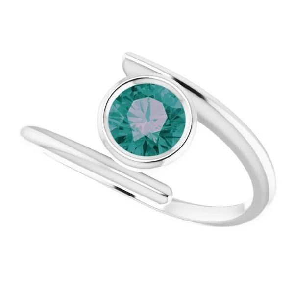 Bezel-Set Solitaire Ring Image 5 The Diamond Shop, Inc. Lewiston, ID