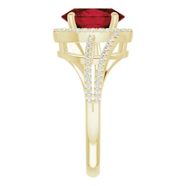 Halo-Style Ring Image 4 Rasmussen Jewelers Spanish Fork, UT