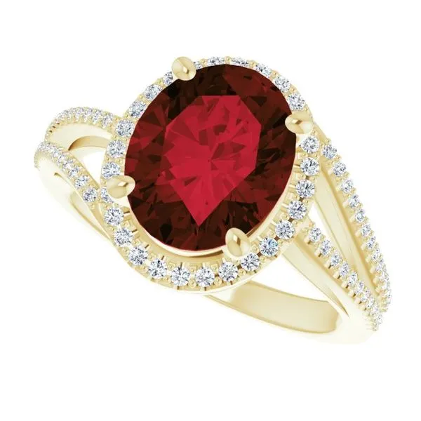 Halo-Style Ring Image 5 Rasmussen Jewelers Spanish Fork, UT