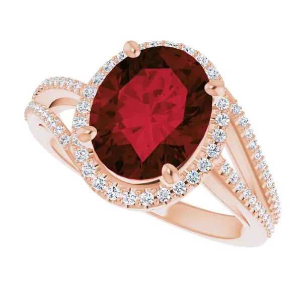 Halo-Style Ring Image 5 Holly's Jewelry Mountain Home, AR