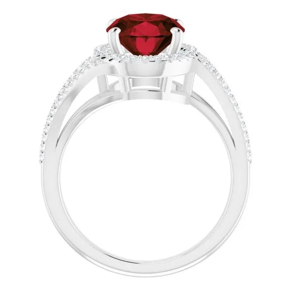Halo-Style Ring Image 2 Rasmussen Jewelers Spanish Fork, UT