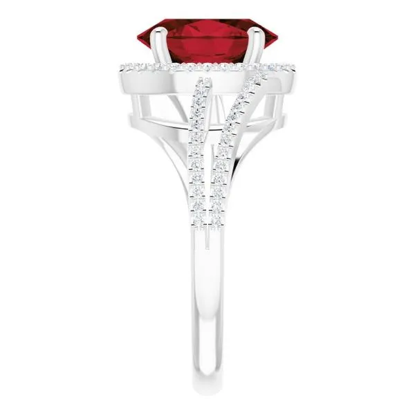 Halo-Style Ring Image 4 Rasmussen Jewelers Spanish Fork, UT