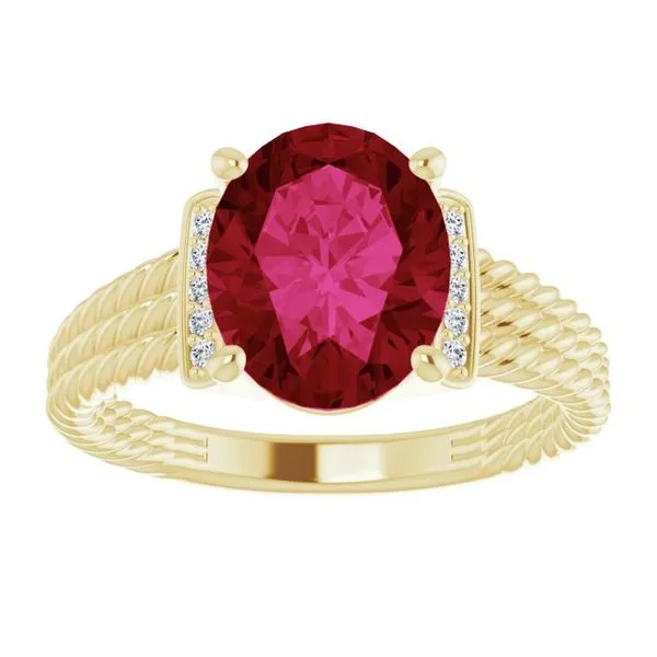 Accented Ring Image 3 Linwood Custom Jewelers Linwood, NJ