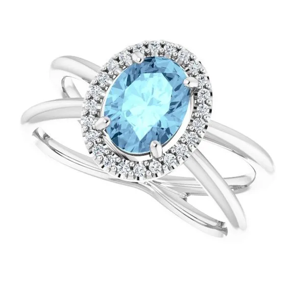 Halo-Style Ring Image 5 Arnold's Jewelry and Gifts Logansport, IN