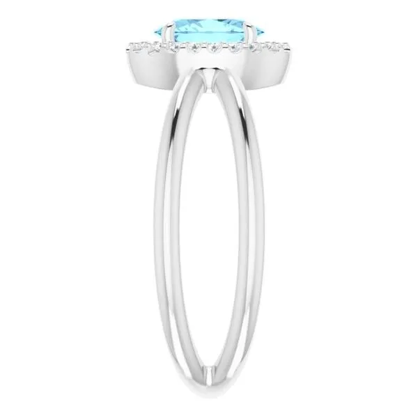 Halo-Style Ring Image 4 M. J. Thomas Jewelers, Ltd. Stratford, CT