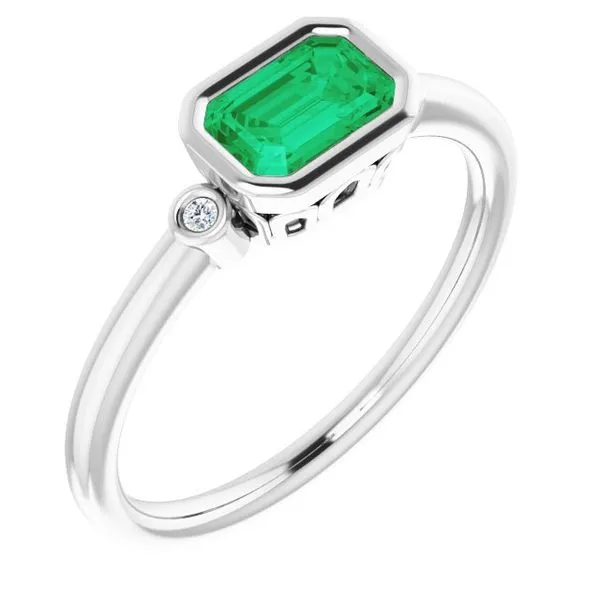 Bezel-Set Accented Ring Holly's Jewelry Mountain Home, AR