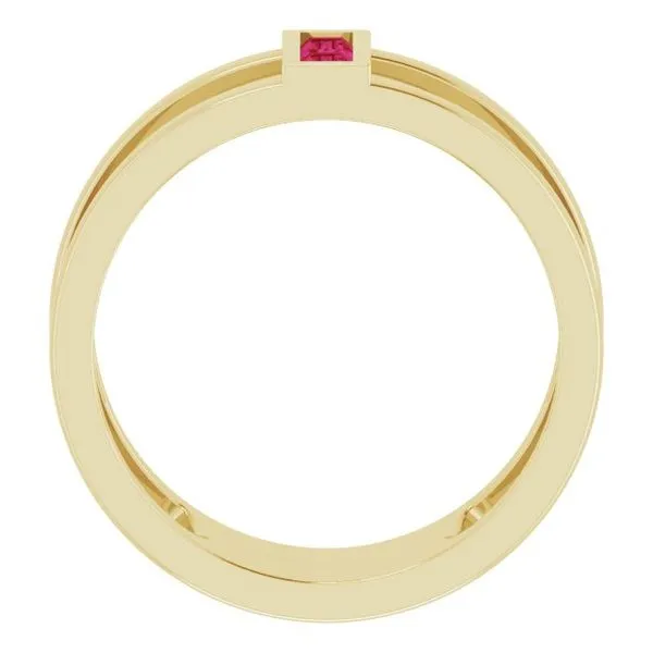 Baguette Negative Space Ring Image 2 Rasmussen Jewelers Spanish Fork, UT