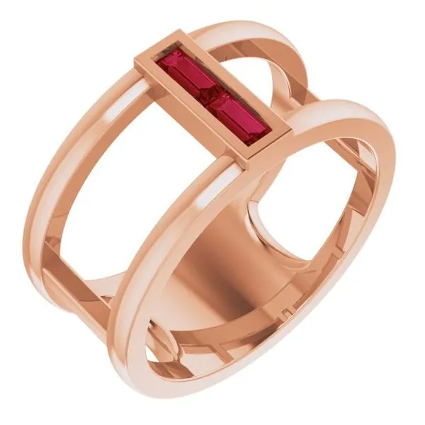 Baguette Negative Space Ring The Diamond Shop, Inc. Lewiston, ID