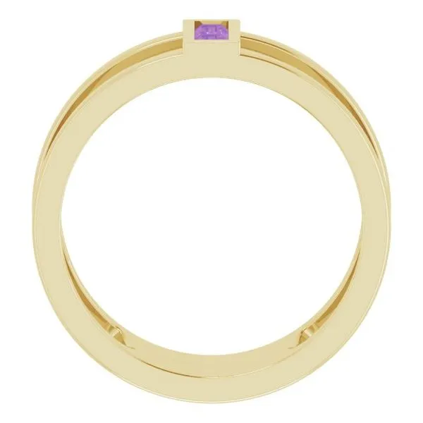 Baguette Negative Space Ring Image 2 Rasmussen Jewelers Spanish Fork, UT