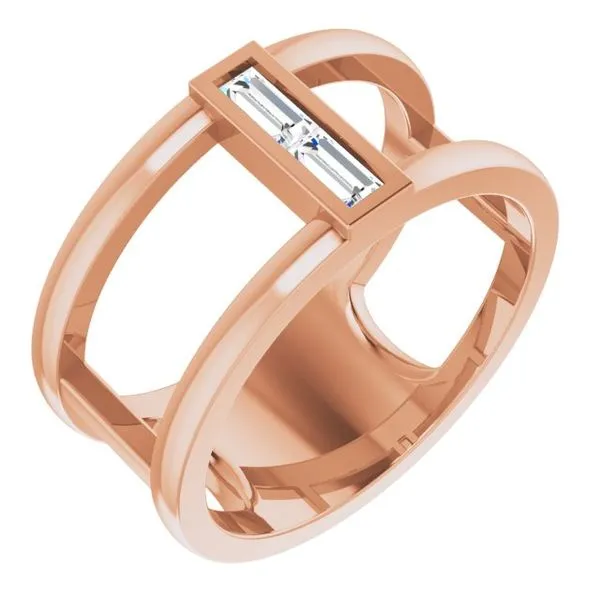 Baguette Negative Space Ring The Diamond Shop, Inc. Lewiston, ID