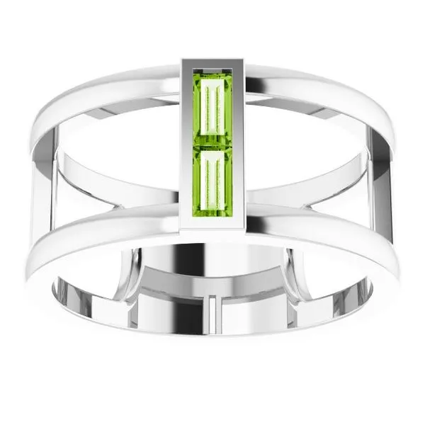 Baguette Negative Space Ring Image 3 Ellsworth Jewelers Ellsworth, ME