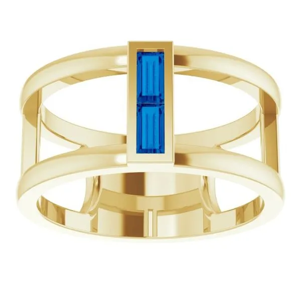 Baguette Negative Space Ring Image 3 Rasmussen Jewelers Spanish Fork, UT